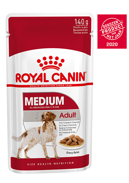 Afbeelding Royal Canin Medium Adult natvoer 10 zakjes door Brekz.nl