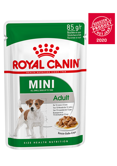 Afbeelding Royal Canin Mini Adult natvoer 12 zakjes door Brekz.nl