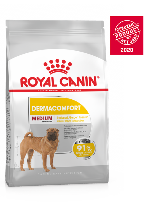 Afbeelding Royal Canin Medium Dermacomfort hondenvoer 3 kg door Brekz.nl
