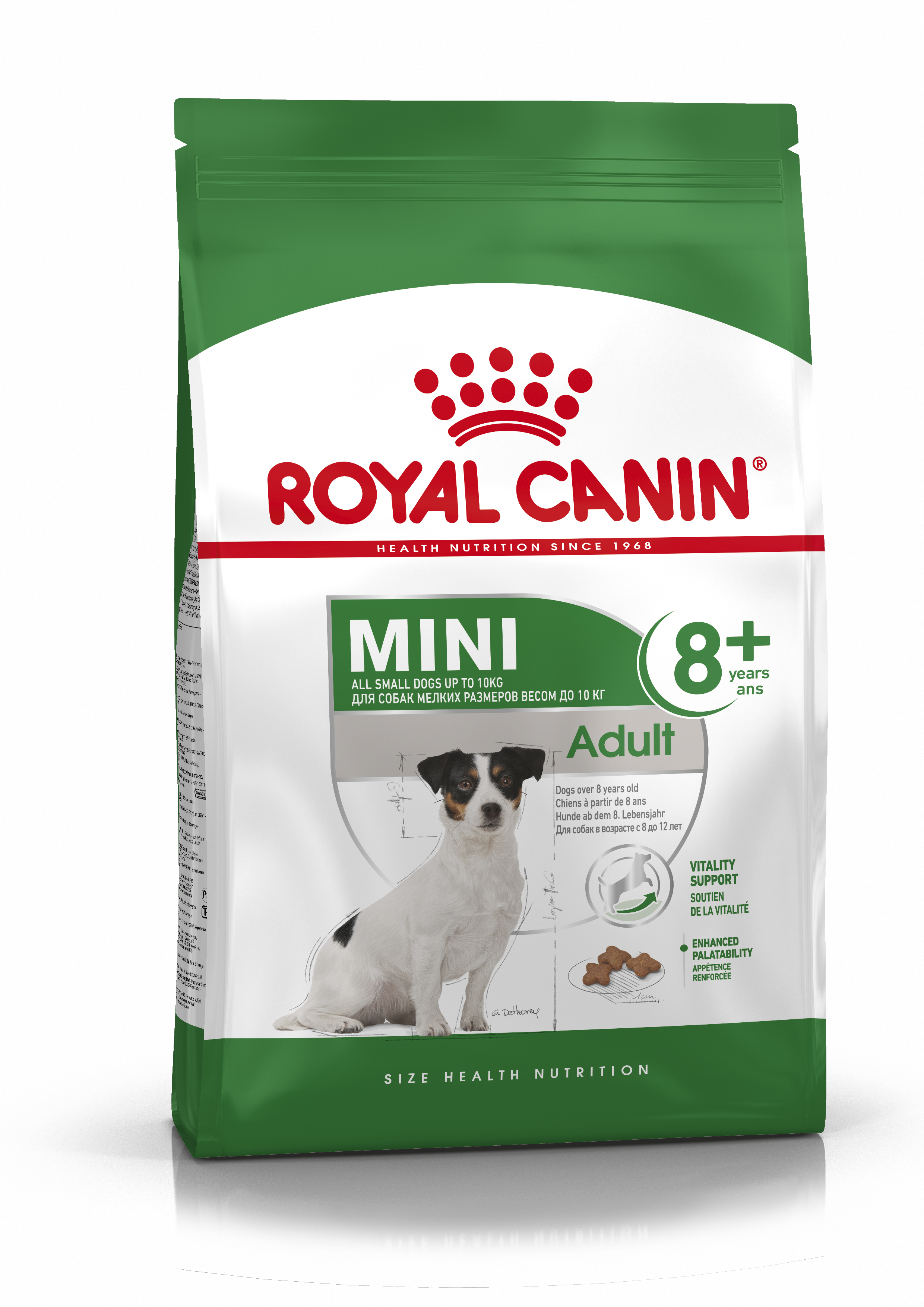 Afbeelding Royal Canin Mini Adult 8+ hondenvoer 4 kg door Brekz.nl