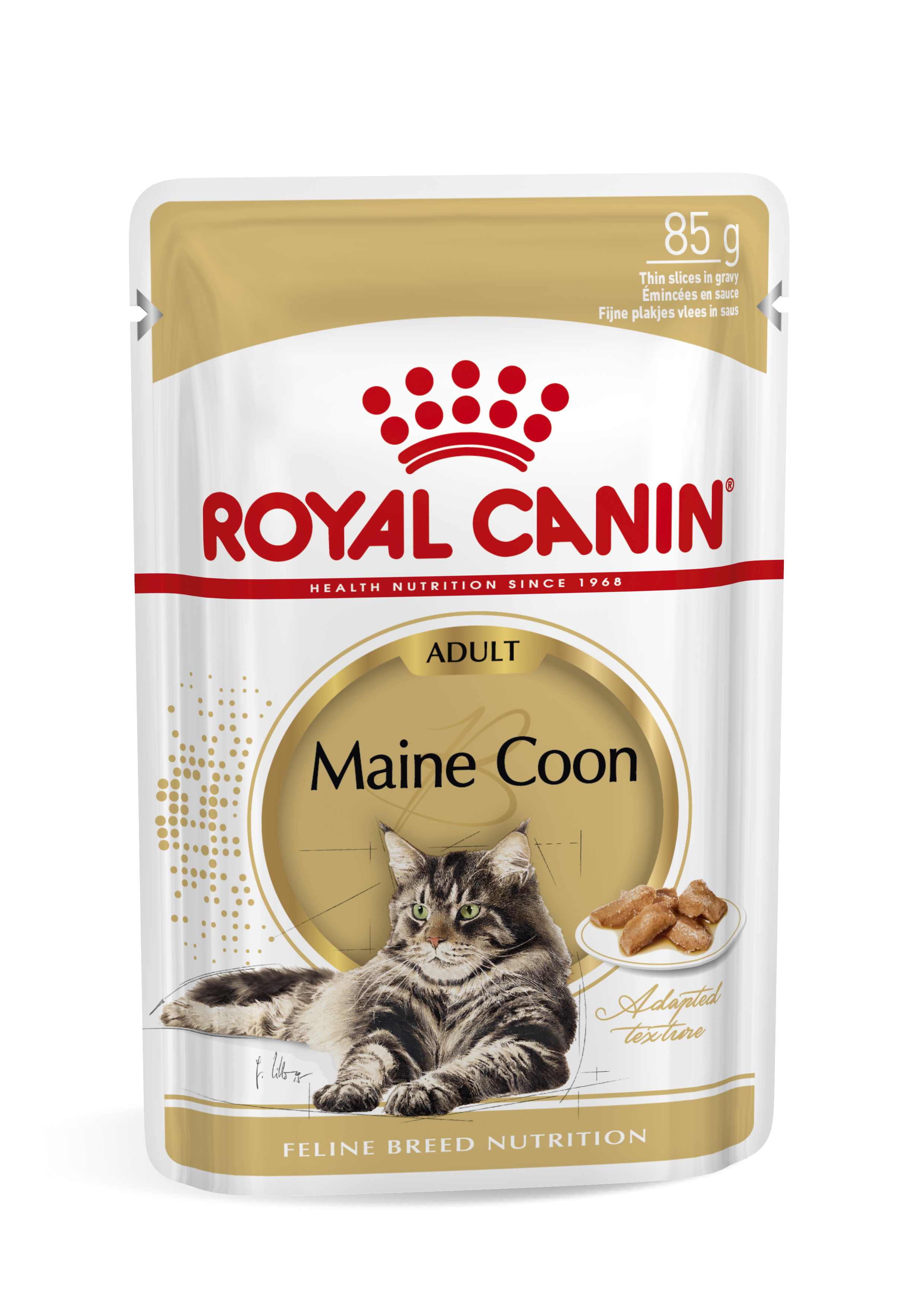 Afbeelding Royal Canin Maine Coon Adult Pouch 12 zakjes door Brekz.nl