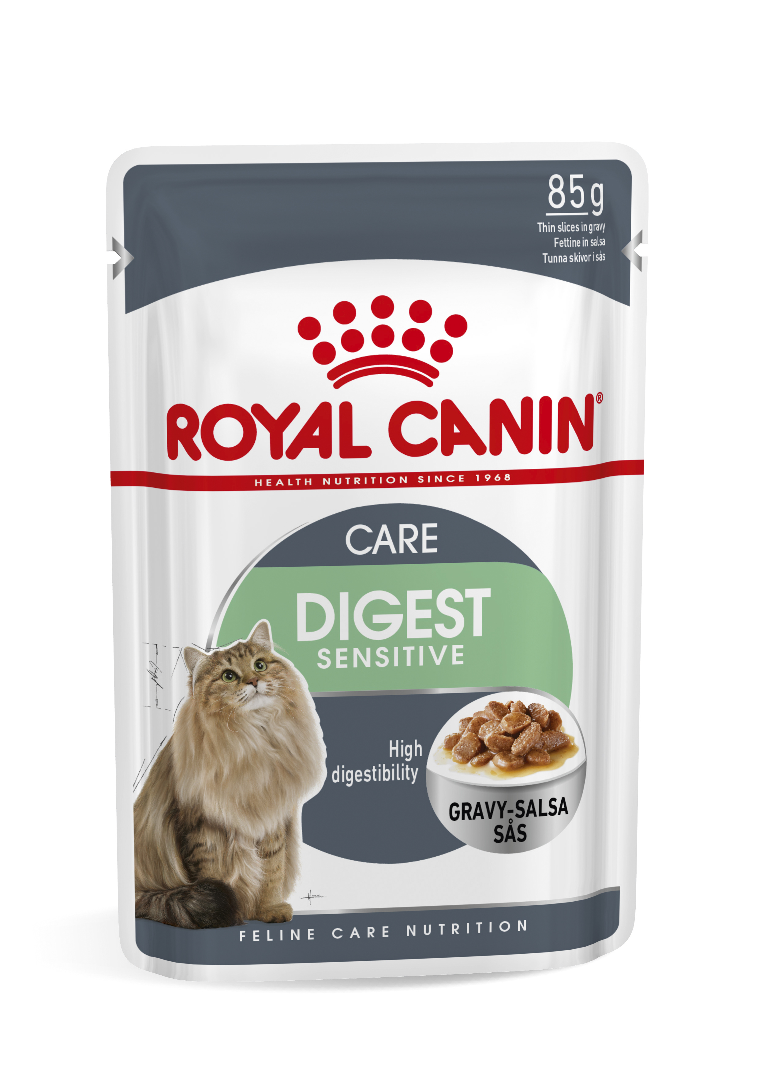 Afbeelding Royal Canin Pouch Digest Sensitive kattenvoer In Saus door Brekz.nl