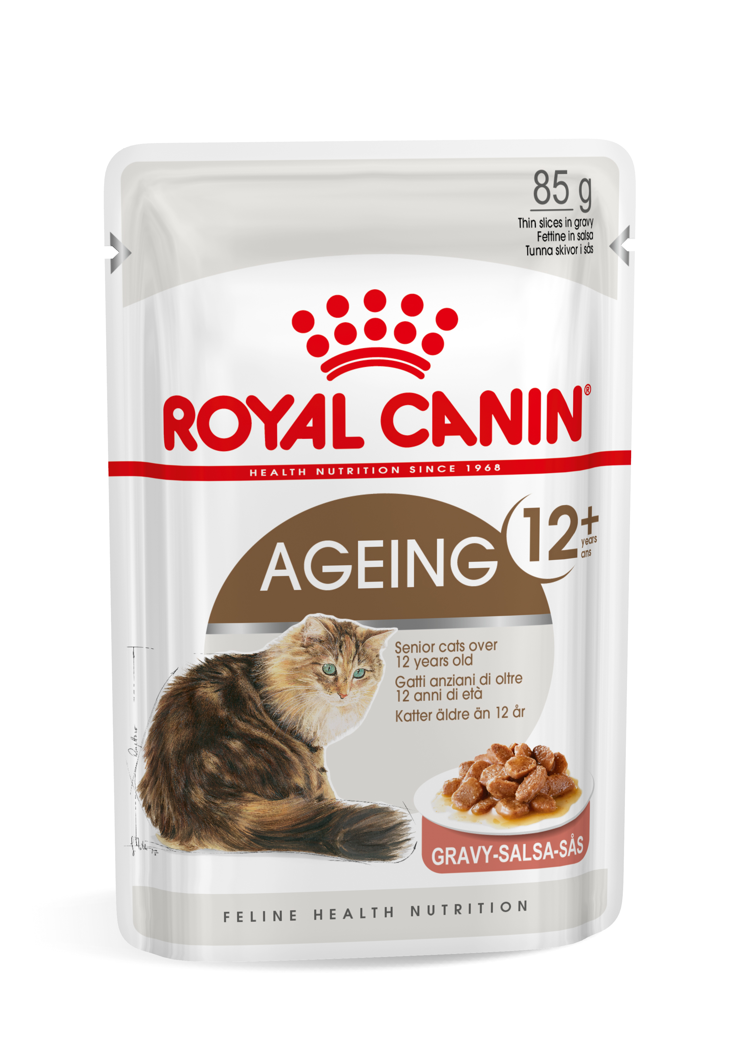 Afbeelding Royal Canin Pouch Ageing +12 kattenvoer In Saus door Brekz.nl