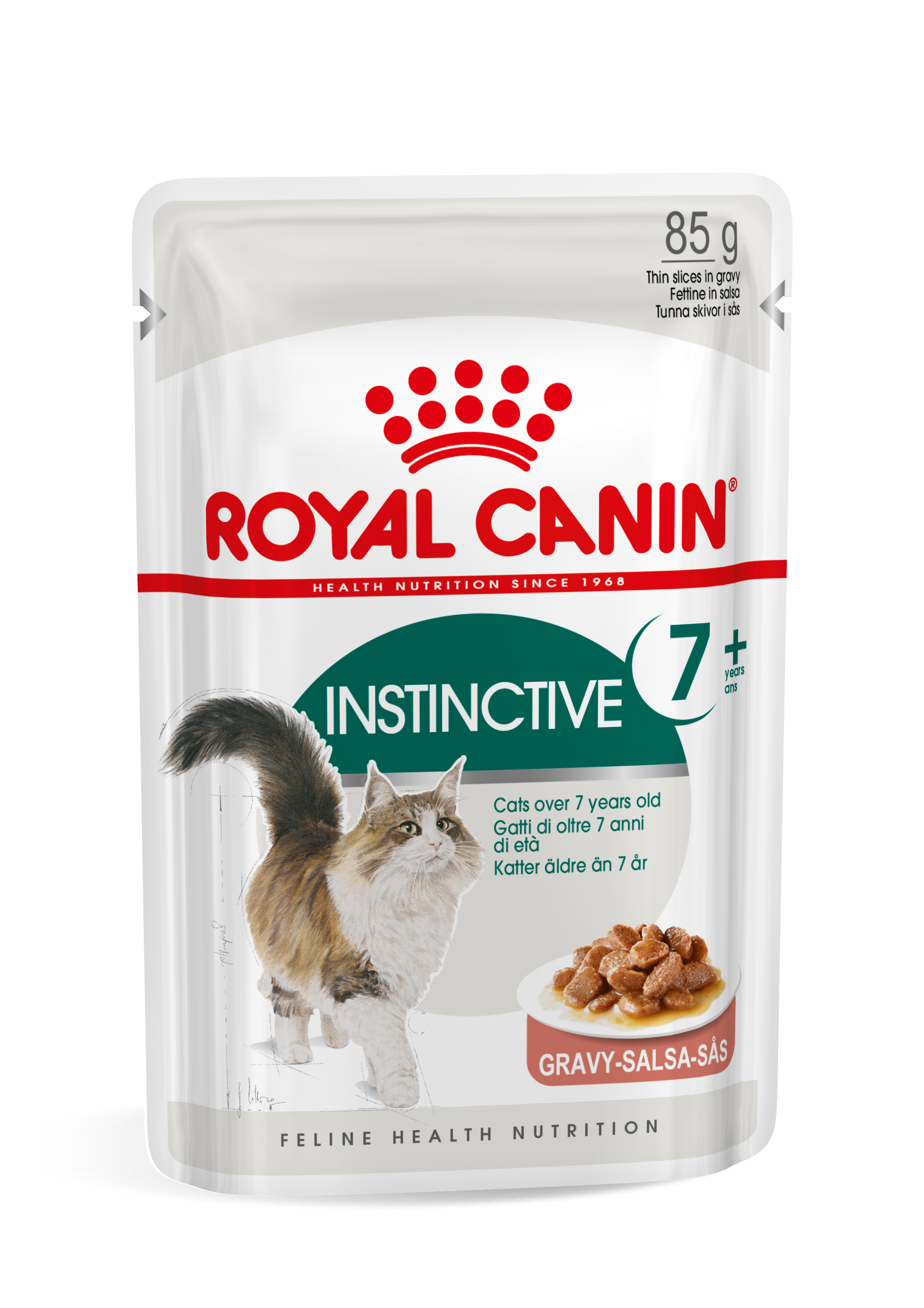 Afbeelding Royal Canin Pouch Instinctive +7 kattenvoer In Saus door Brekz.nl