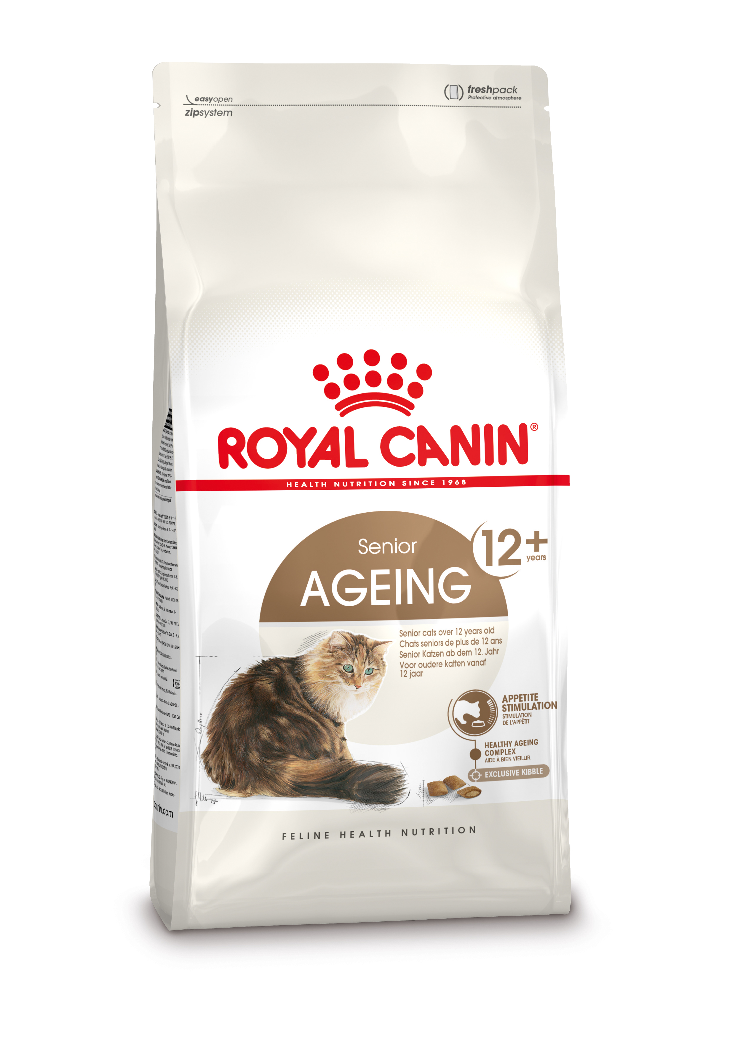 Afbeelding Royal Canin Ageing +12 kattenvoer 4 kg door Brekz.nl