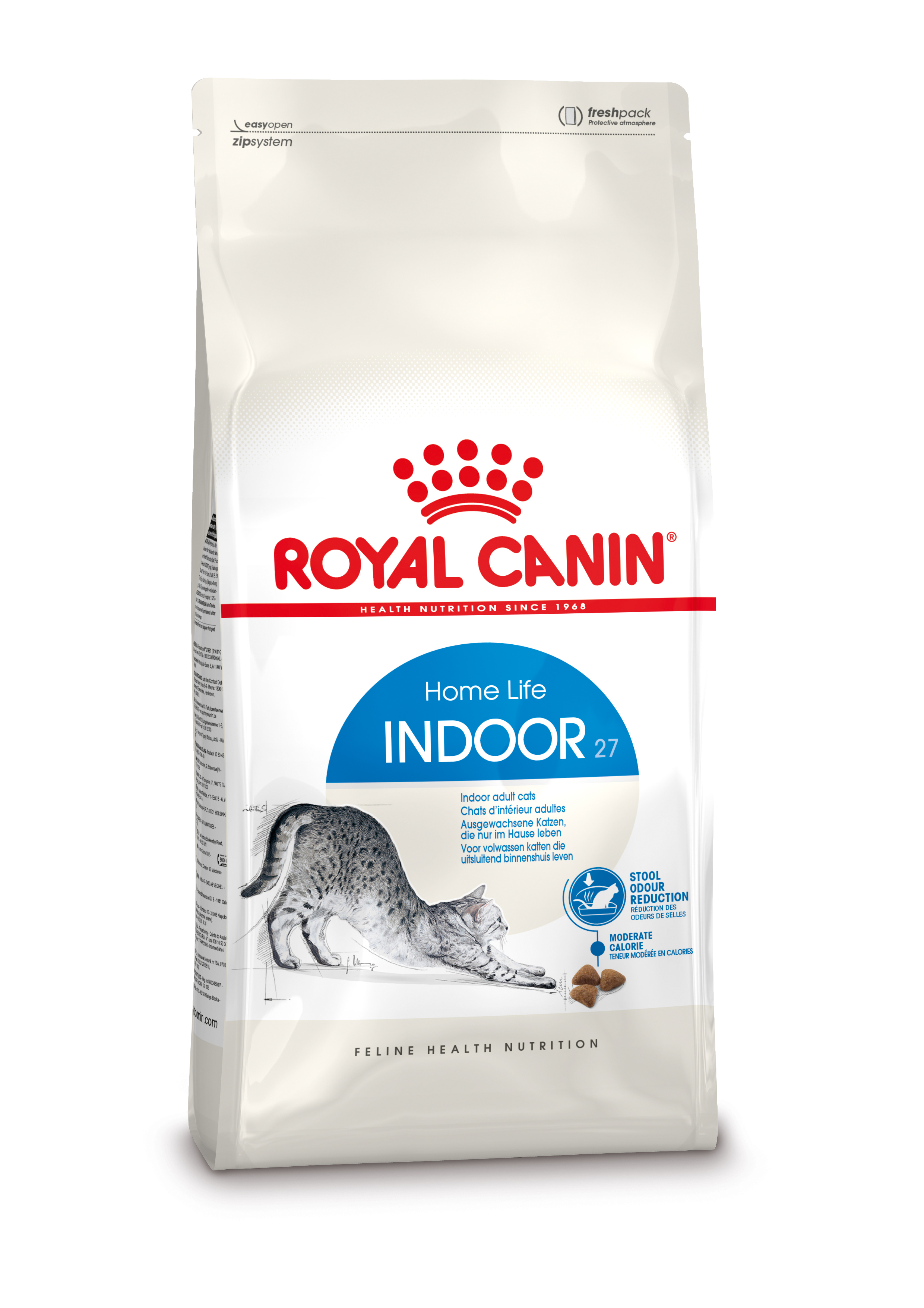 Afbeelding Royal Canin Indoor 27 kattenvoer 2 x (10 + 2) kg door Brekz.nl