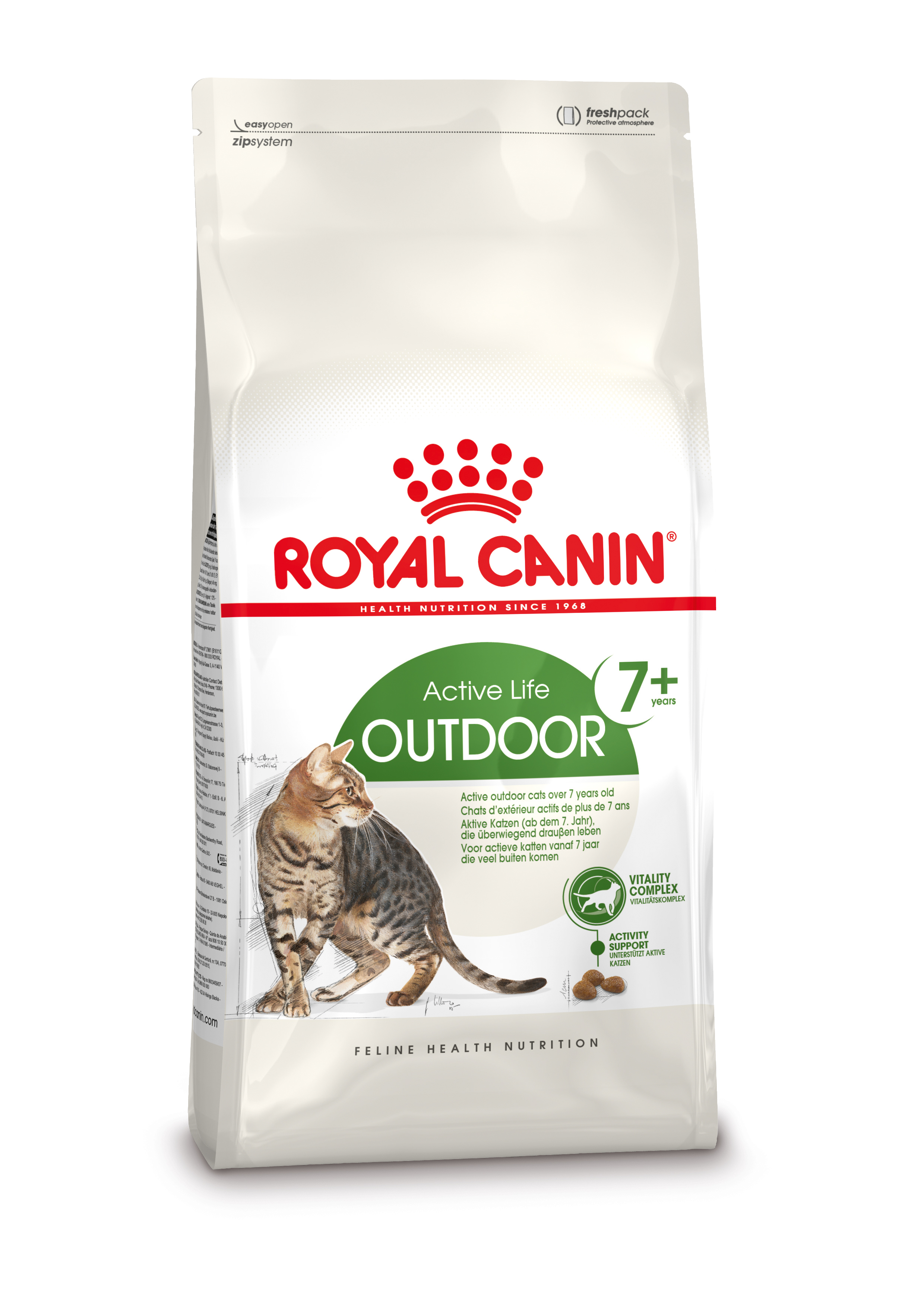 Afbeelding Royal Canin Outdoor +7 kattenvoer 10 kg door Brekz.nl