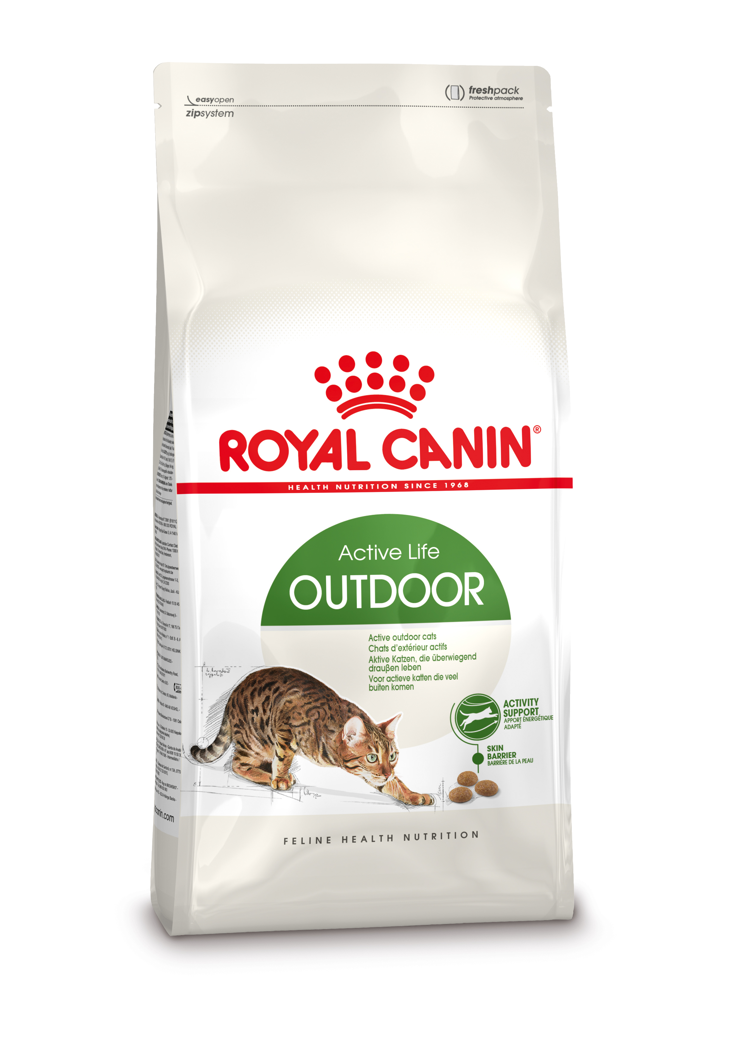 Afbeelding Royal Canin Outdoor kattenvoer 10 + 2 kg door Brekz.nl