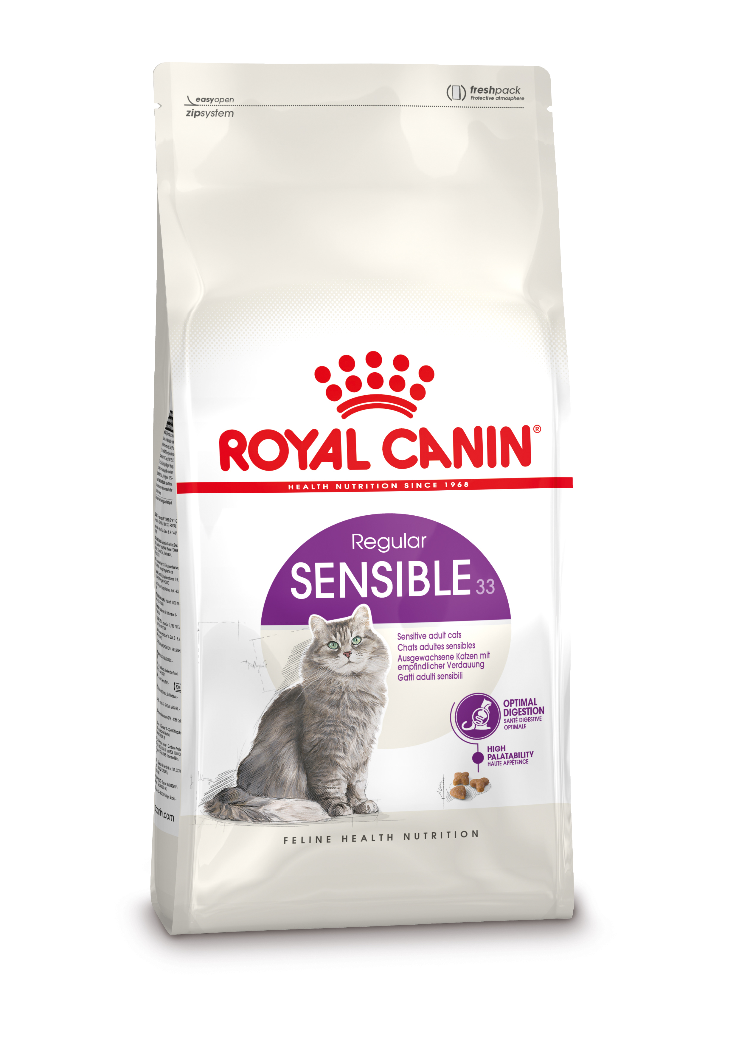 Afbeelding Royal Canin Sensible 33 kattenvoer 2 kg door Brekz.nl