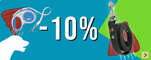 10% Rabatt auf praktische Hundeleinen