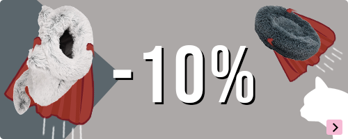 10% Rabatt auf weiche Katzenkörbchen